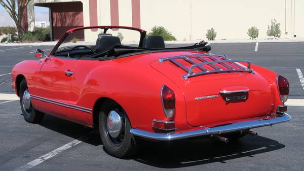 1970 VOLKSWAGEN KARMANN GHIA CONVERTIBLE RARE AUTO 1600! NEW TOP! for sale in Lucerne Valley, CA – photo 9