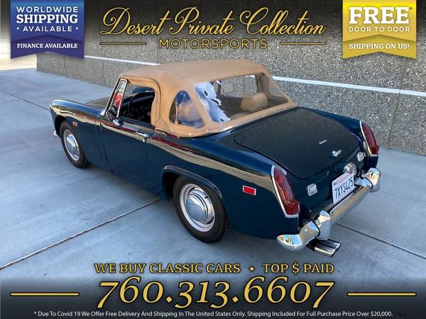 1969 Austin Healey Sprite Convertible Convertible CLOSE-OUT PRICING for sale in Palm Desert , CA – photo 3