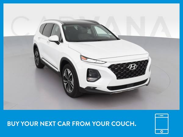 2019 Hyundai Santa Fe 2 0T Ultimate Sport Utility 4D suv White for sale in Dallas, TX – photo 12