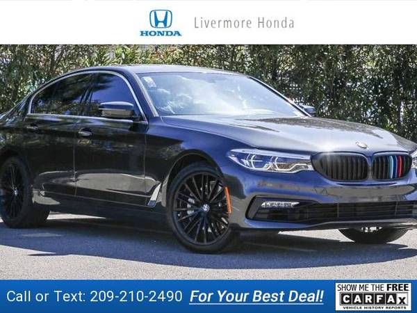 2017 BMW 5 Series 540i sedan Dark Graphite Metallic for sale in Livermore, CA