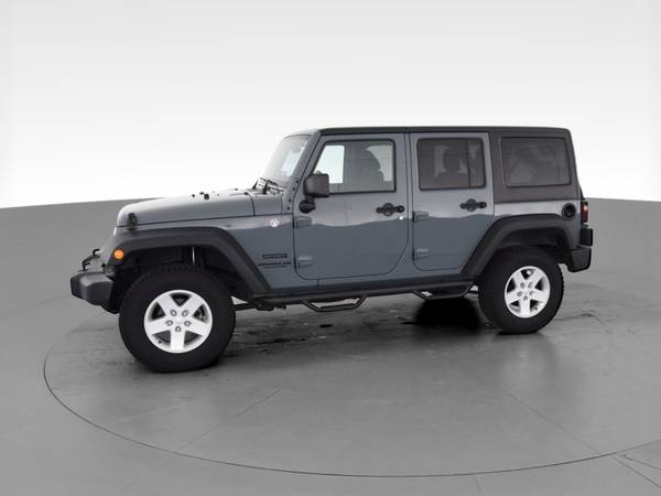 2015 Jeep Wrangler Unlimited Sport S SUV 4D suv Gray - FINANCE... for sale in San Francisco, CA – photo 4