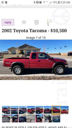 Toyota Tacoma SCAM - cars & trucks - by owner - vehicle automotive... for sale in Albuquerque, NM