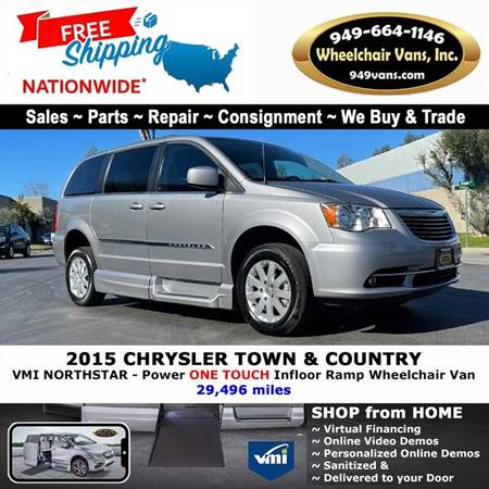 2015 Chrysler Town & Country Touring Wheelchair Van VMI Northstar for sale in Laguna Hills, CA – photo 5