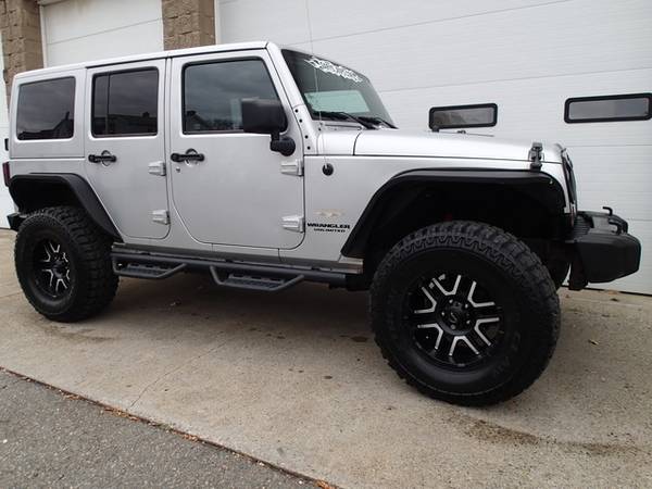 2012 Jeep Wrangler Unlimited 6 cyl, auto, lifted, New 35's - cars &... for sale in Chicopee, NY – photo 6