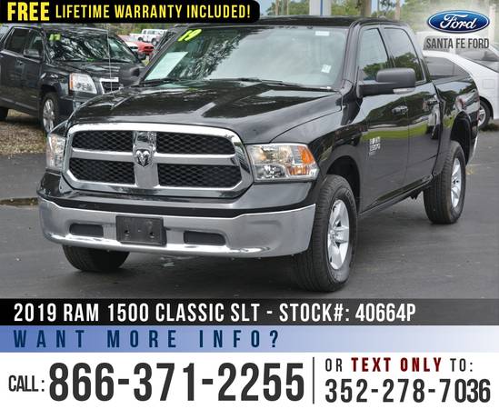 2019 Ram 1500 Classic SLT 4WD *** Camera, SiriusXM, Flex Fuel *** -... for sale in Alachua, AL – photo 3