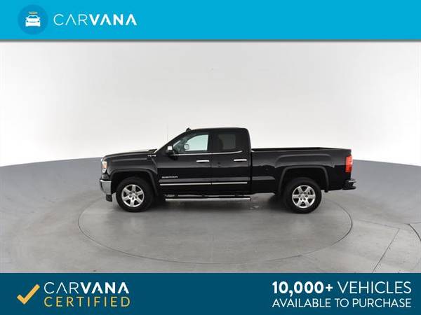 2014 GMC Sierra 1500 Double Cab SLT Pickup 4D 6 1/2 ft pickup BLACK - for sale in Chattanooga, TN – photo 7