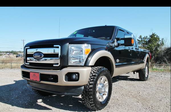 CLEAN 2014 FORD F-350 SRW KING RANCH FX4 6.7L POWERSTROKE LOADED!! -... for sale in Liberty Hill, IA – photo 2