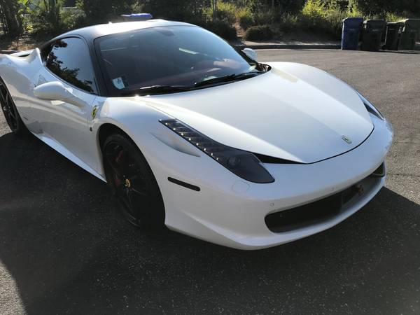 2014 Ferrari 458 Italia White/Red Perfect Condition ! 4300 Miles -... for sale in Los Gatos, CA – photo 22