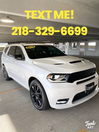 2018 DODGE DURANGO R/T AWD! ONE OWNER! V8! CLEAN AS CAN BE! - cars &... for sale in Fargo, ND
