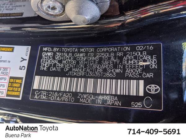 2016 Toyota Prius Two SKU:G3512863 Hatchback - cars & trucks - by... for sale in Buena Park, CA – photo 24