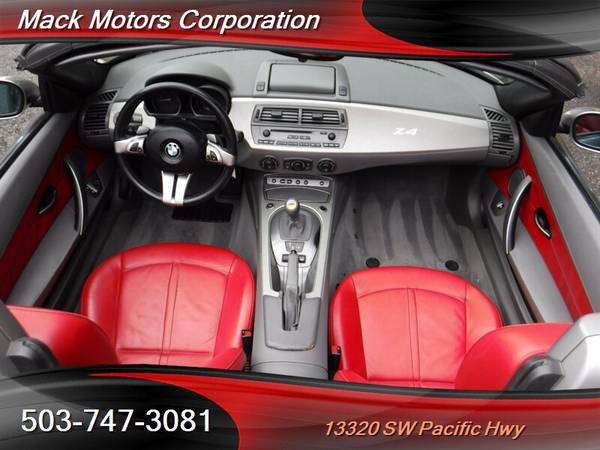 2004 BMW Z4 Premium PKG Roadster 2-Owners Dream Red Interior 6-Speed S for sale in Tigard, OR – photo 4