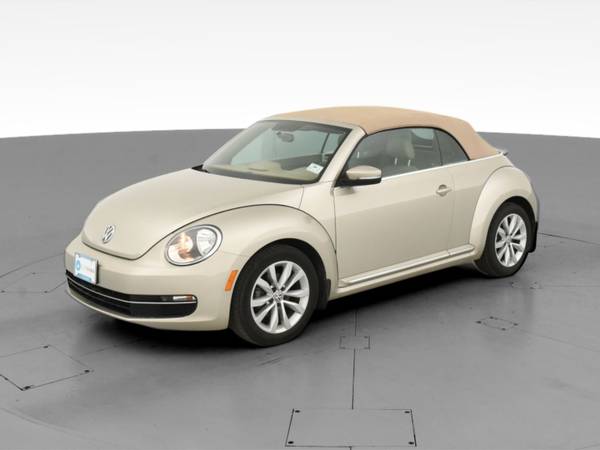 2014 VW Volkswagen Beetle TDI Convertible 2D Convertible Beige - -... for sale in Roanoke, VA – photo 3