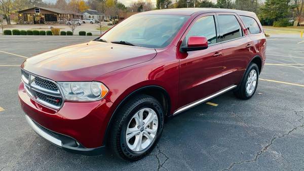 2013 Dodge Durango SXT 4dr SUV suv Burgundy - cars & trucks - by... for sale in Fayetteville, AR – photo 3