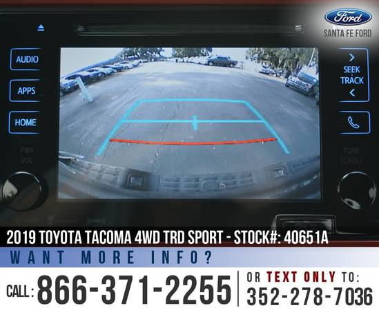 ‘19 Toyota Tacoma 4WD TRD Sport *** Backup Camera, Cruise, 4X4 *** -... for sale in Alachua, FL – photo 13