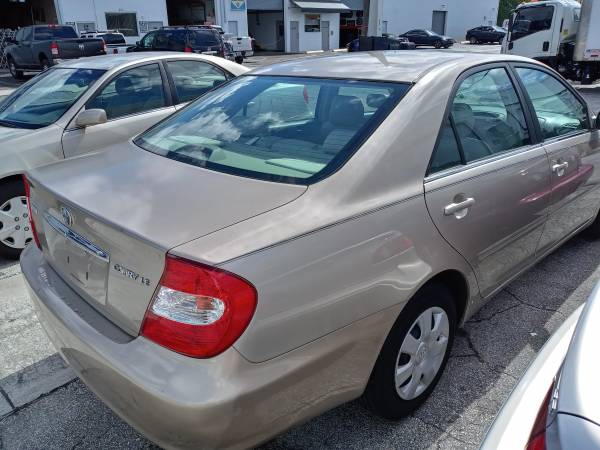 2003 Toyota Camry extra clean Low miles all power leather cold air -... for sale in Hallandale, FL – photo 4