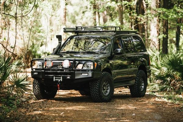 2000 Lexus LX 470 LOW MILES BLACK ONYX CLEAN CARFAX FRESH OFFROAD for sale in tampa bay, FL – photo 2