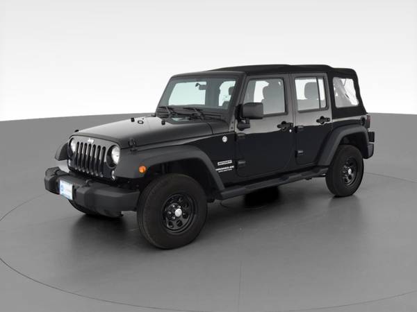 2014 Jeep Wrangler Unlimited Sport SUV 4D suv Black - FINANCE ONLINE... for sale in Asheville, NC – photo 3
