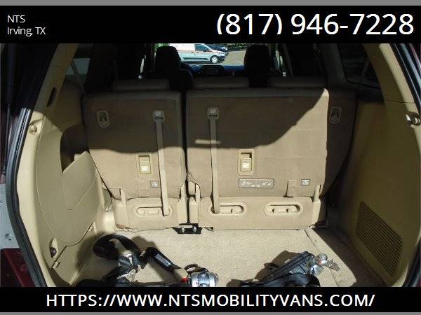 LEATHER 2010 HONDA ODYSSEY MOBILITY HANDICAPPED WHEELCHAIR RAMP VAN for sale in irving, TX – photo 23