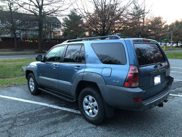 2003 Toyota 4Runner SR5 Sport Utility 4D SUV 4 0L V6 Blue Gray Side for sale in Bowie, District Of Columbia – photo 16