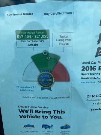 2016 Buick Lacrosse Avenir 52k New Tires! CERTIFIED! - cars & trucks... for sale in Huntsville, TN – photo 24