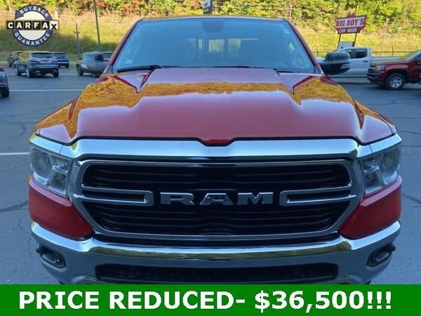 2020 Ram 1500 Big Horn/Lone Star pickup Red - cars & trucks - by... for sale in Marion, NC – photo 2