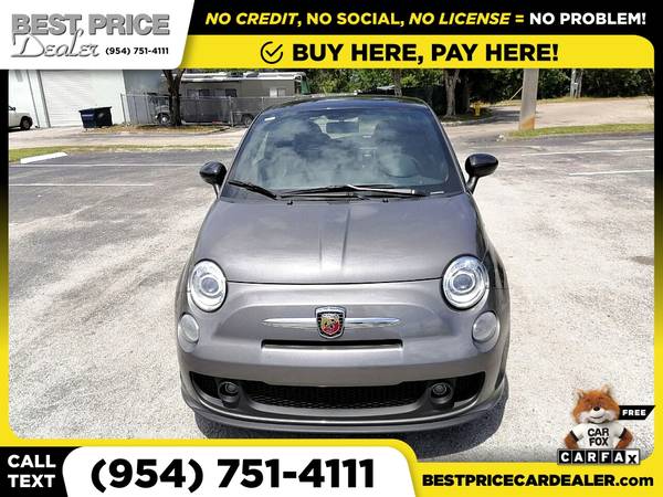 2013 Fiat 500 Abarth 2dr 2 dr 2-dr Hatchback for only 180/mo! for sale in HALLANDALE BEACH, FL – photo 3