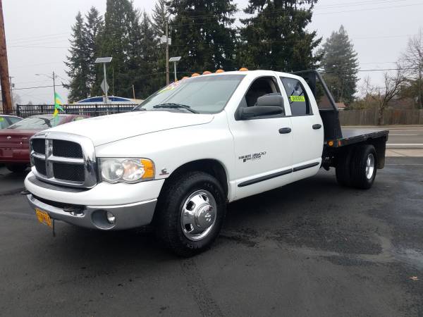 2000 Dodge Ram 3500 Quad Cab Big Horn Package Manual Diesel Flat Bed... for sale in Springfield, OR – photo 2