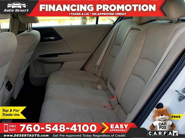 2017 Honda *Accord* Only $271/mo! Easy Financing! - cars & trucks -... for sale in Palm Desert , CA – photo 7
