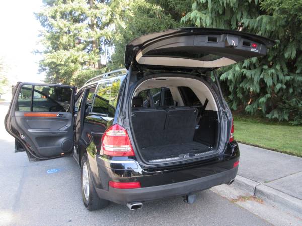2007 MERCEDES GL450 SUV*3RD ROW SEATS*100% LOADED, 4X4* BLACK/BLACK for sale in Bellevue, WA – photo 2