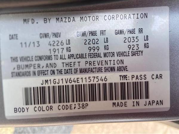 2014 Mazda MAZDA6 i Touring MT - cars & trucks - by dealer - vehicle... for sale in Roanoke, VA – photo 19