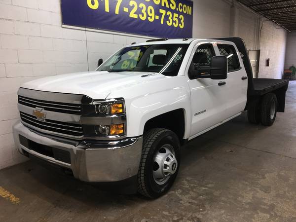 2015 Chevrolet 3500 HD DRW 6.6L Diesel Crew Cab Flatbed - cars &... for sale in Arlington, TX – photo 4
