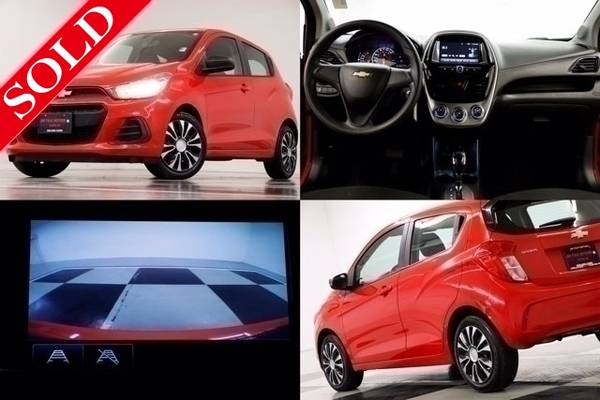 CAMERA - BLUETOOTH Red 2017 Chevrolet Spark LS Hatchback 39 MPG for sale in Clinton, AR