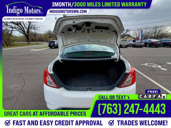 2015 Nissan Versa S 3mo 3 mo 3-mo 3000 mile warranty PRICED TO SELL! for sale in Ramsey , MN – photo 6
