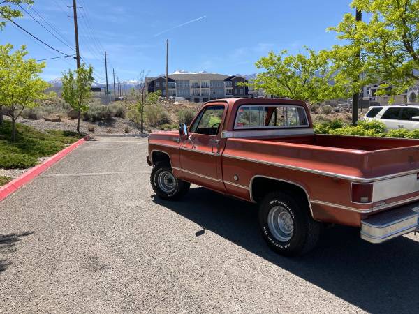 1977 C10 cheve short bed 4x4 VA 400 small block - - by for sale in Reno, NV – photo 2