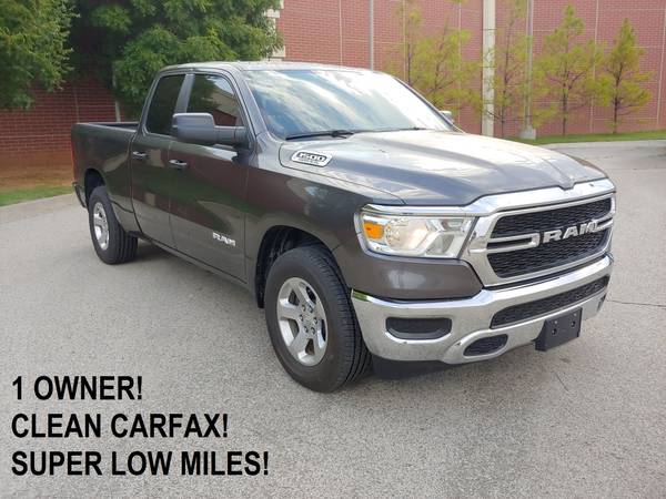 2019 RAM 1500 QUAD CAB ONLY 4,341 MILES! 1 OWNER! CLEAN CARFAX! -... for sale in Norman, KS – photo 2