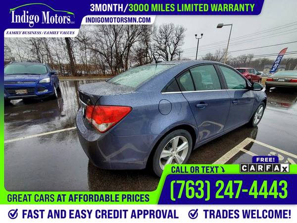 2013 Chevrolet Cruze 2LT 2 LT 2-LT 3mo 3 mo 3-mo 3000 mile warranty for sale in Ramsey , MN – photo 9
