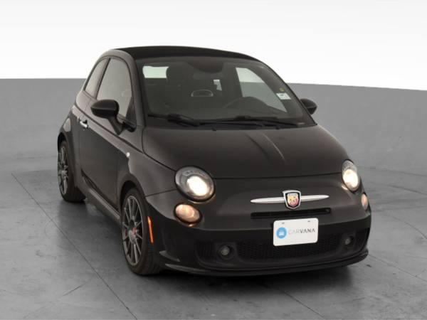 2015 FIAT 500 Abarth Cabrio Cabriolet 2D Convertible Black - FINANCE... for sale in Arlington, District Of Columbia – photo 16