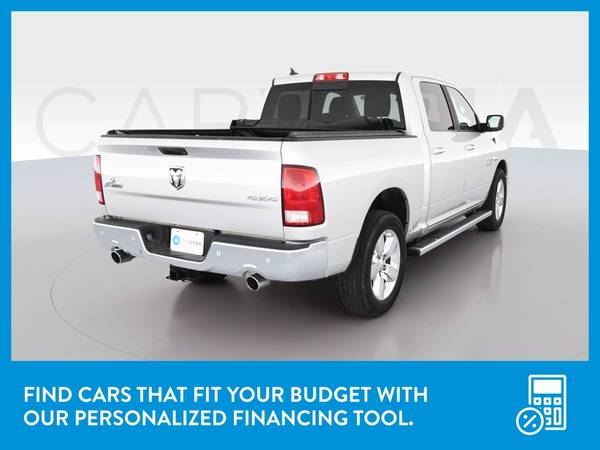 2017 Ram 1500 Crew Cab Big Horn Pickup 4D 5 1/2 ft pickup Silver for sale in Beaumont, TX – photo 8