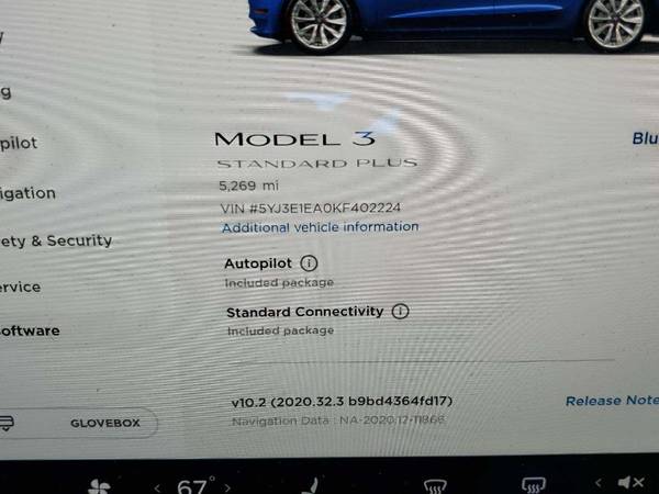 2019 Tesla Model 3 Standard Range Plus Sedan 4D sedan Blue - FINANCE... for sale in Greenville, SC – photo 20