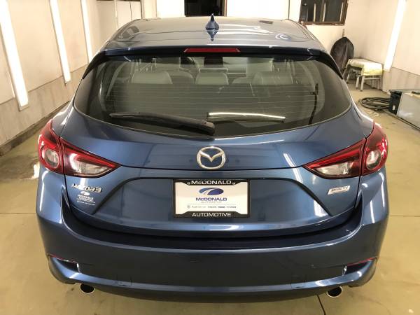 2017 Mazda 3 Grand Touring Hatchback Blue Navigation Leather 28 Miles for sale in Janesville, WI – photo 2