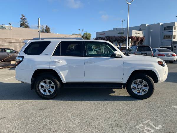 2018 TOYOTA 4RUNNER SR5 4X4 V-6 WHITE (IW602A) - - by for sale in Burlingame, CA – photo 5