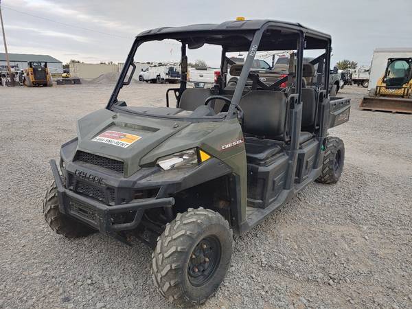 2018 Polaris Ranger Crew Diesel UTV Utility Work ATV 679hrs 2964 -... for sale in Dallas, TX – photo 2