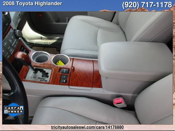 2008 TOYOTA HIGHLANDER LIMITED AWD 4DR SUV Family owned since 1971 for sale in MENASHA, WI – photo 16