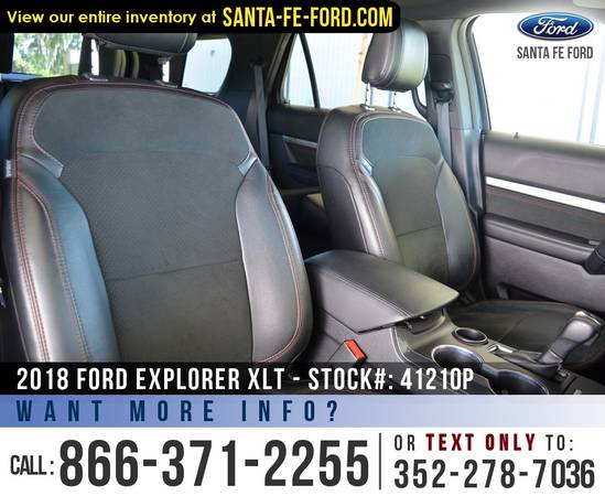 2018 FORD EXPLORER XLT Camera, Leather/Suede Seats, WiFi for sale in Alachua, FL – photo 20