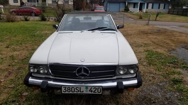 1985 mercedes 380 sl - cars & trucks - by owner - vehicle automotive... for sale in Knoxville, TN – photo 3