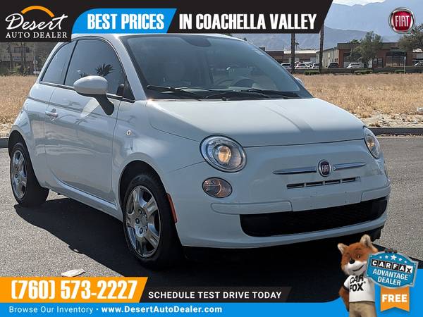 2015 Fiat 500 69,000 MILES 1 OWNER Pop Hatchback that's priced BELOW... for sale in Palm Desert , CA – photo 7