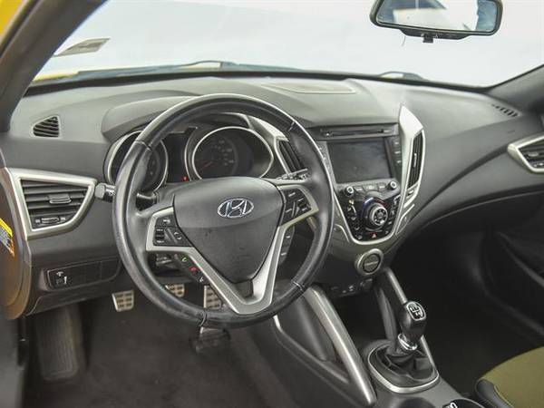 2016 Hyundai Veloster Coupe 3D coupe Yellow - FINANCE ONLINE for sale in Downey, CA – photo 2