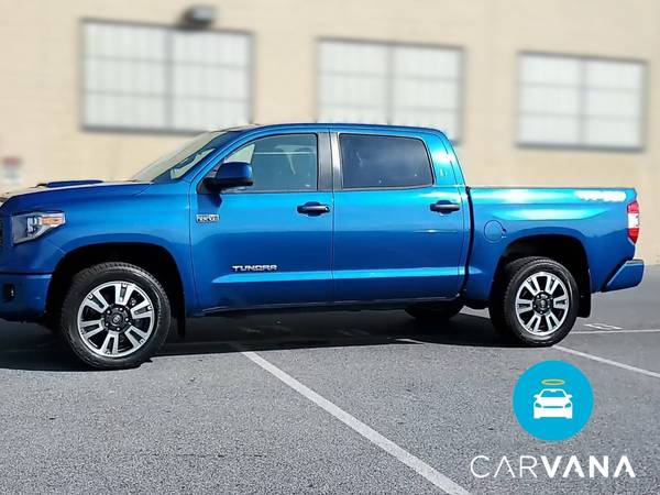2018 Toyota Tundra CrewMax SR5 Pickup 4D 5 1/2 ft pickup Blue - -... for sale in Providence, RI – photo 4