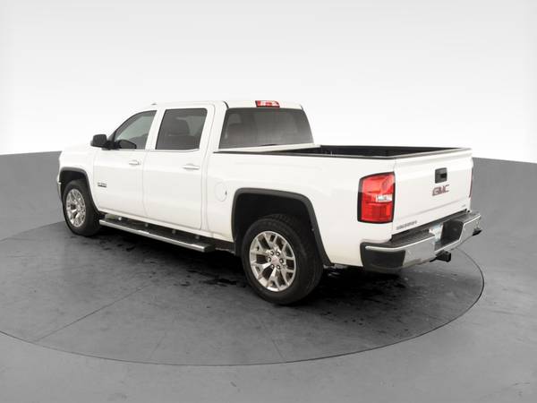 2015 GMC Sierra 1500 Crew Cab SLT Pickup 4D 5 3/4 ft pickup White for sale in Arlington, District Of Columbia – photo 7