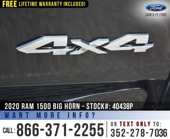 2020 RAM 1500 BIG HORN 4WD *** Camera, Cruise, Homelink *** - cars &... for sale in Alachua, FL – photo 21